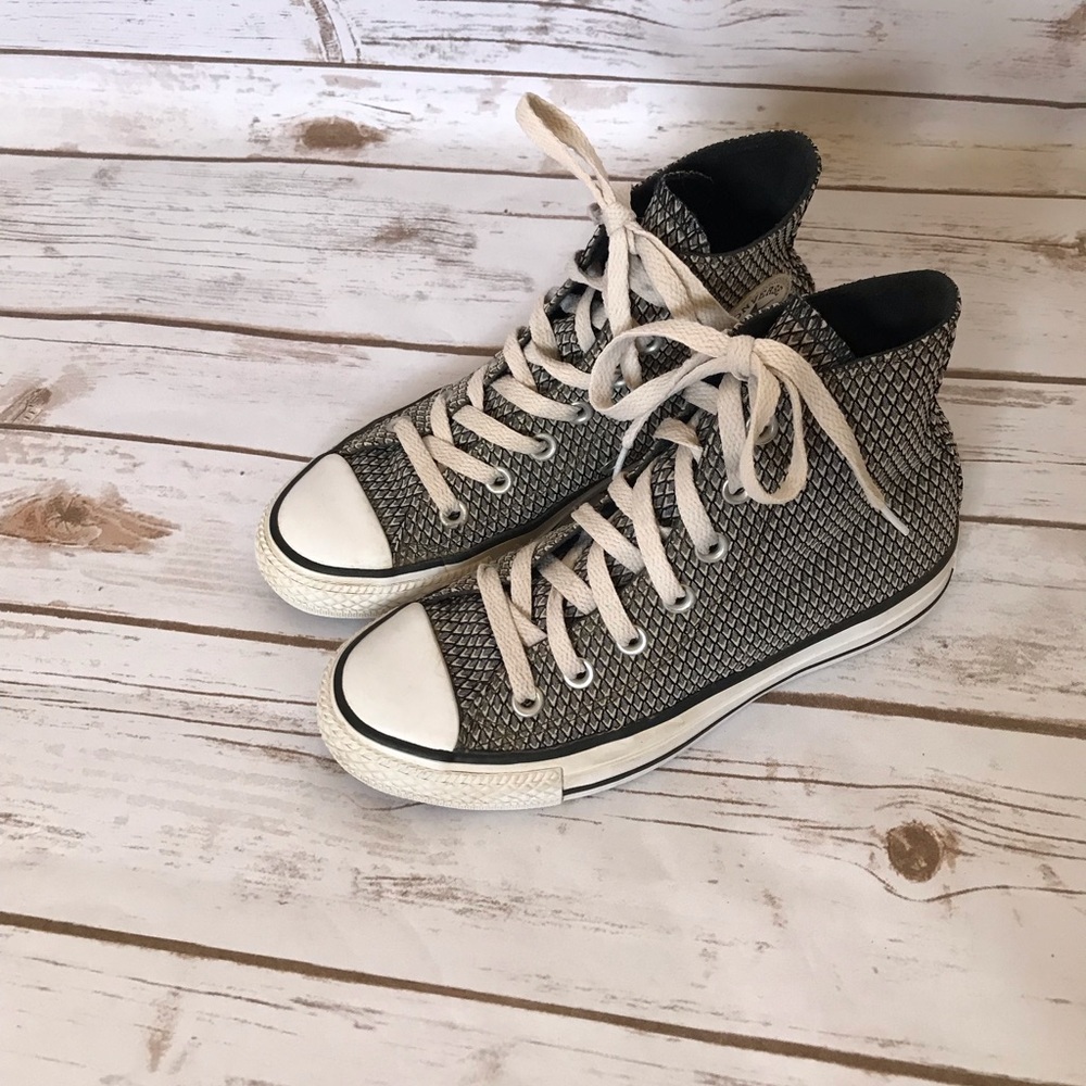 CONVERSE kids patterned all star high tops